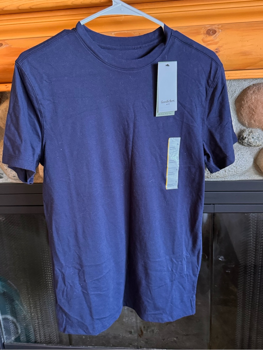 Goodfellow & Co Navy Short Sleeve Crewneck Tee